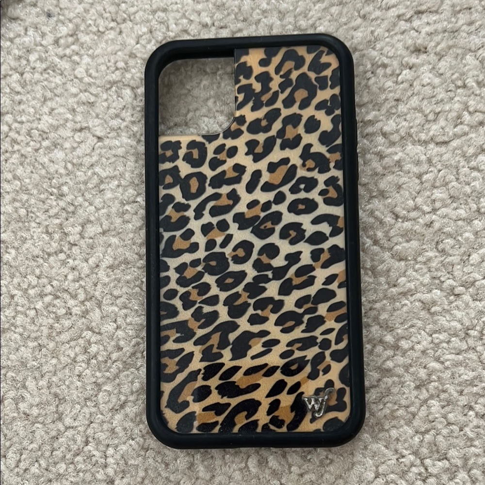 Wildflowers Cheetah Pattern Phone Case